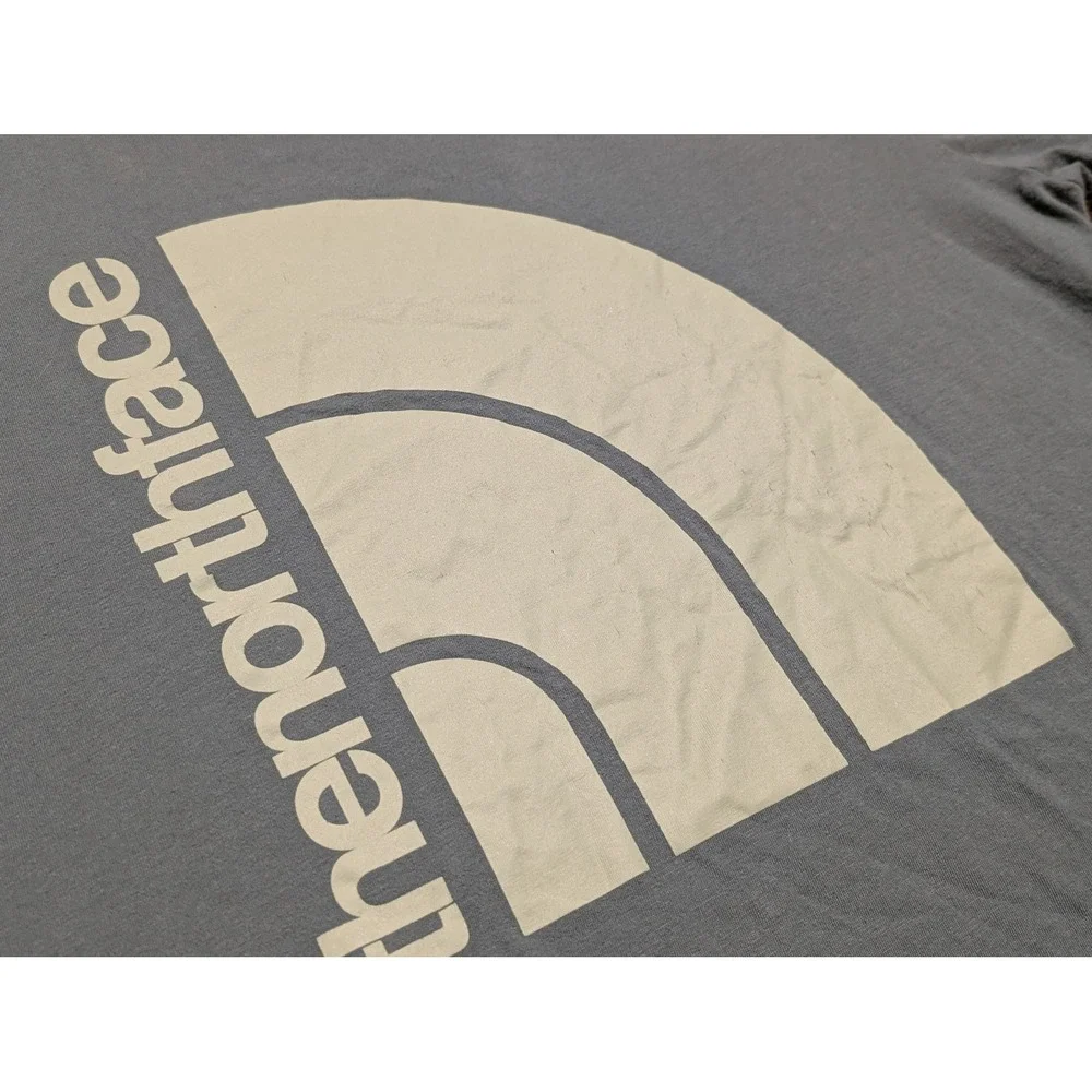 The North Face T Shirt Mens M Green Graphic Tee‎ Circular Design Outdoor Hiking